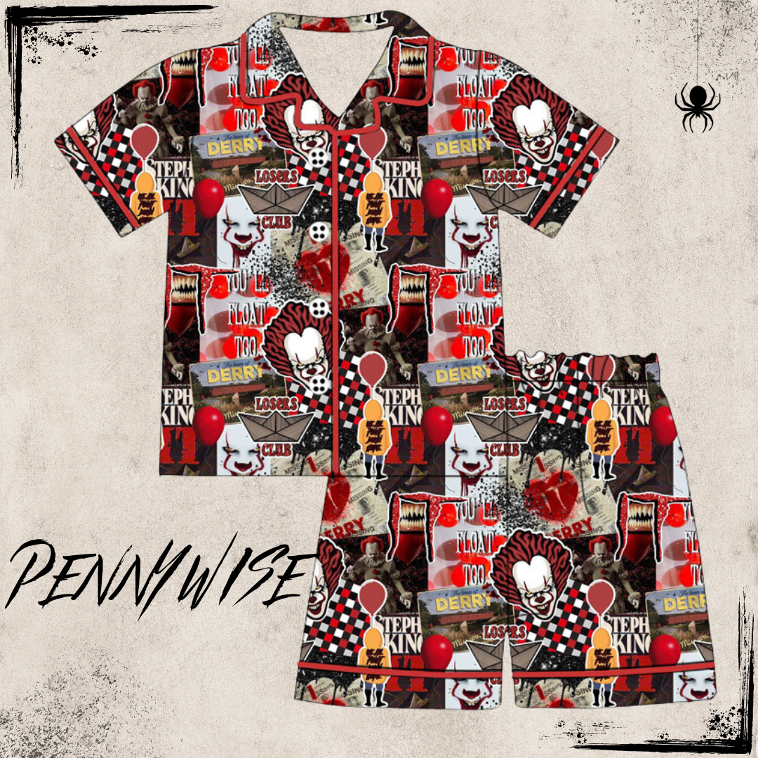 Pennywise Pyjamas Set ADULTS AND KIDS