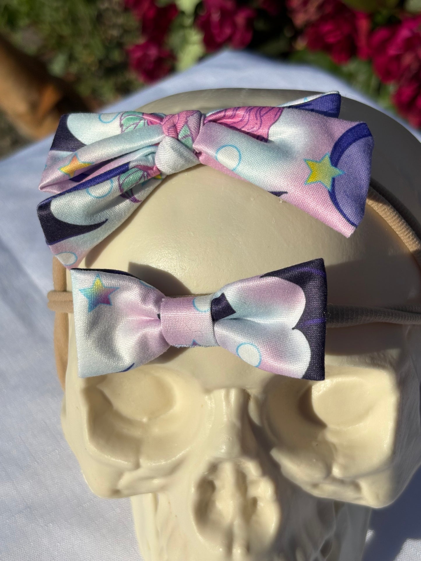 Cutesy Spook Bow Headband (2 piece)