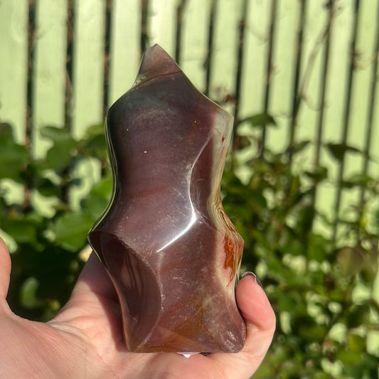 Polychrome Jasper Flame -NOV3 - CHIPPED TIP