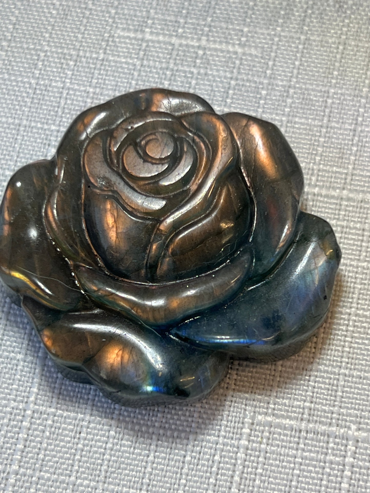 Labradorite Rose High Quality Carving