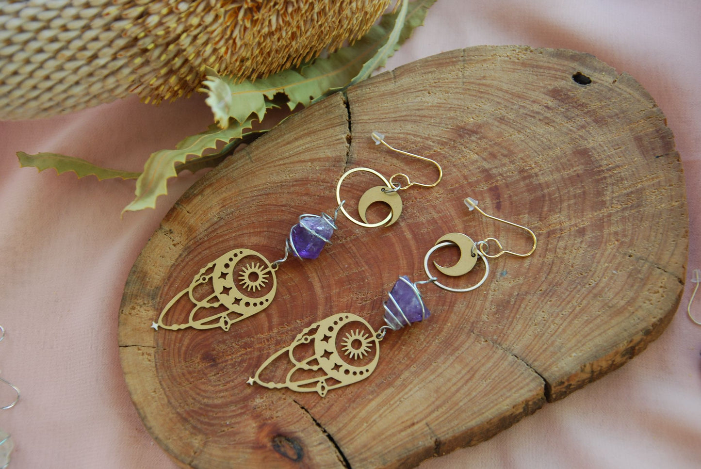 NEOMA Earrings - Amethyst