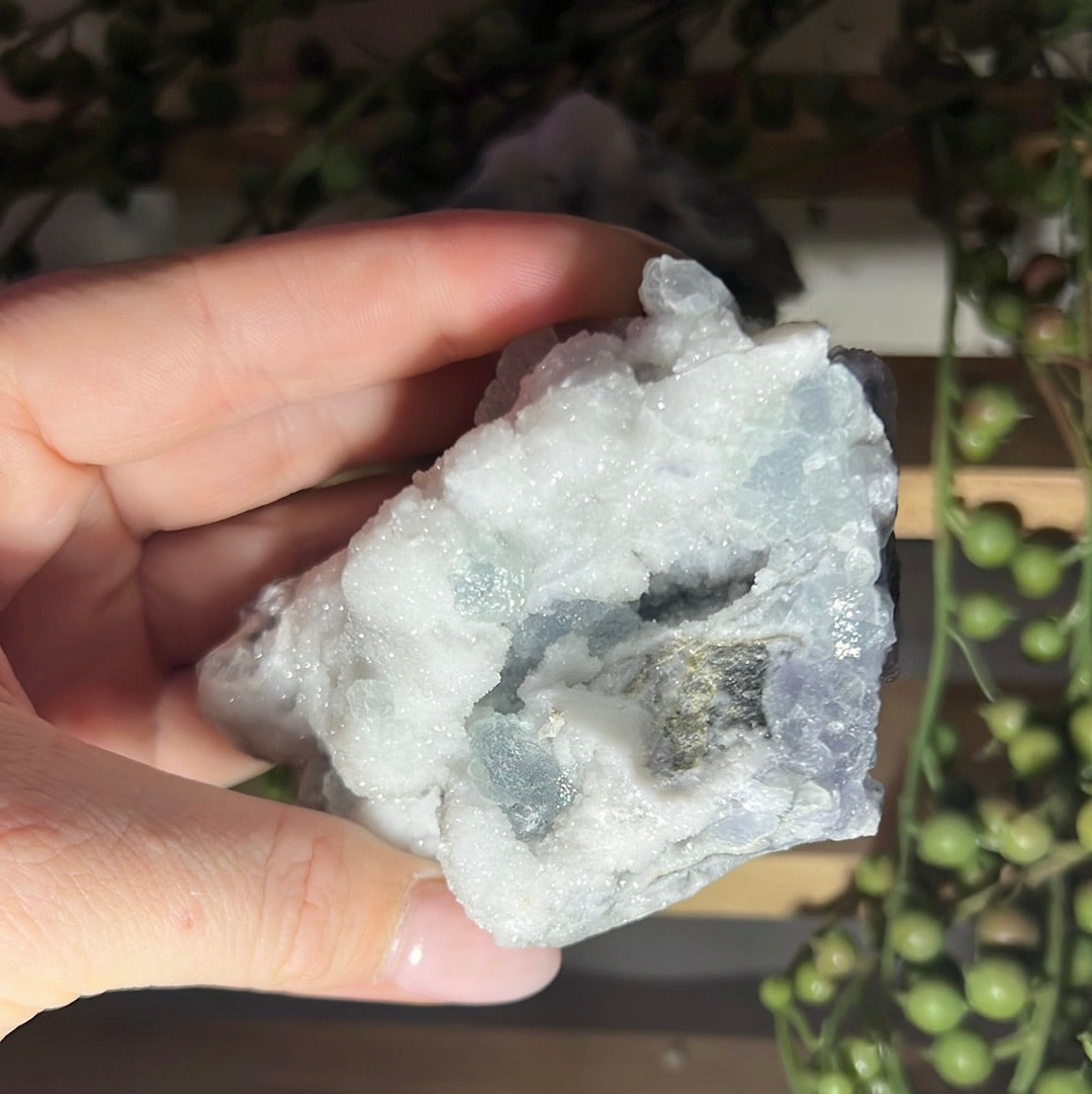 Sugar Fluorite Specimen 4a 4b