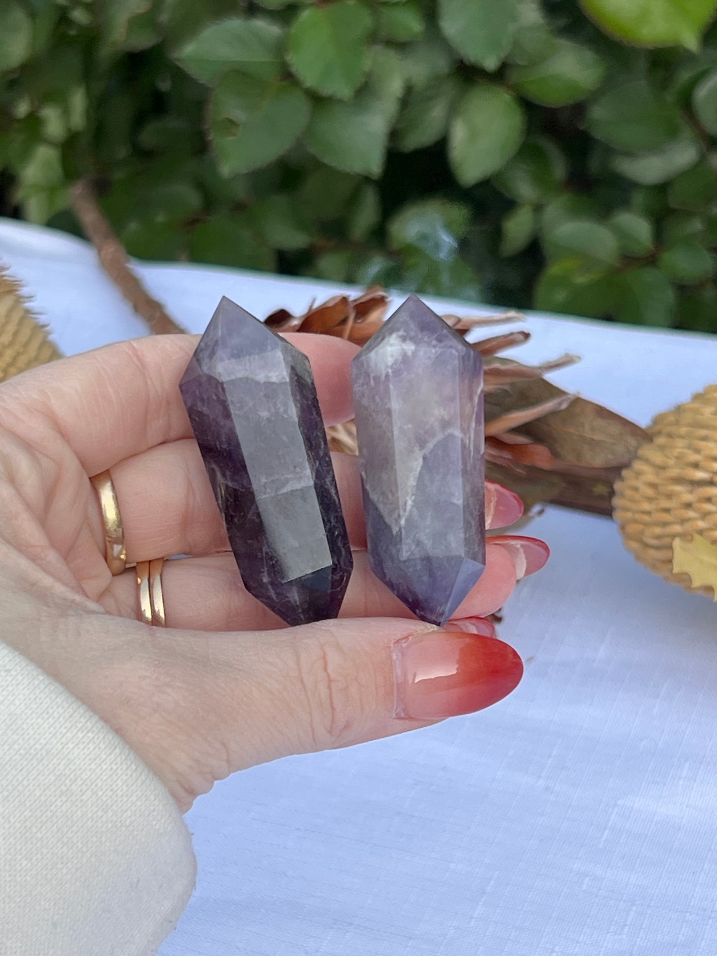 Amethyst Double Terminated Point Wand