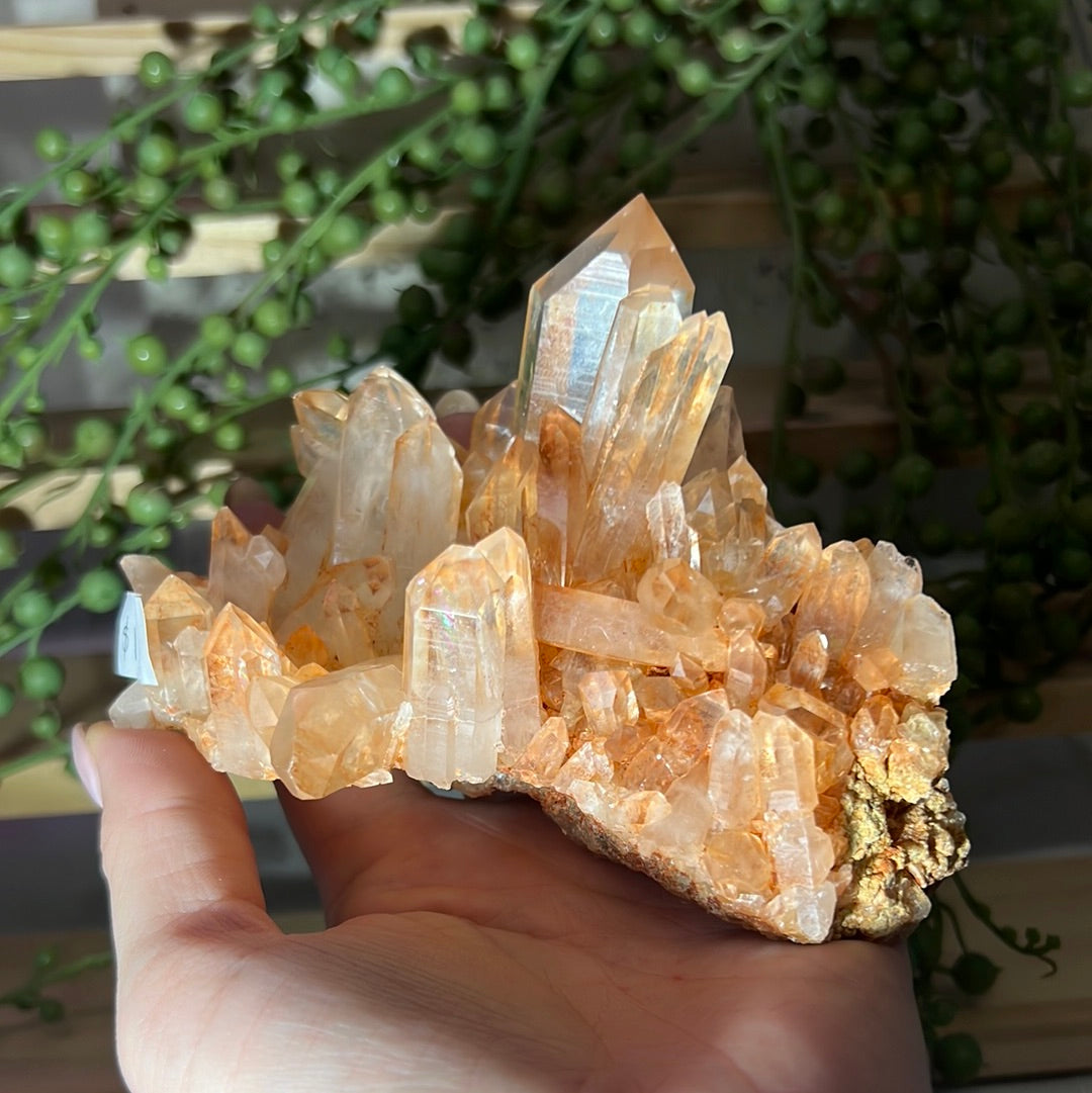 Red Himalayan Quartz Raw Cluster