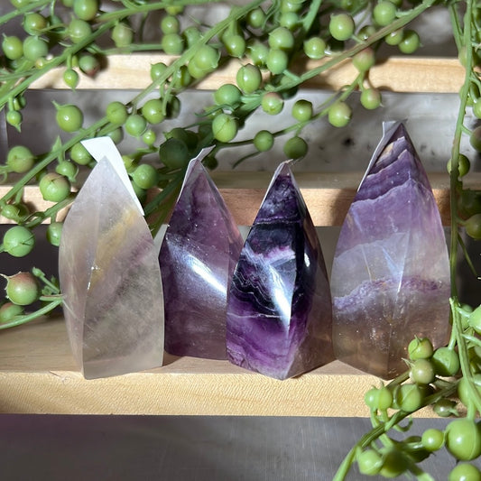 Fluorite purple Flame