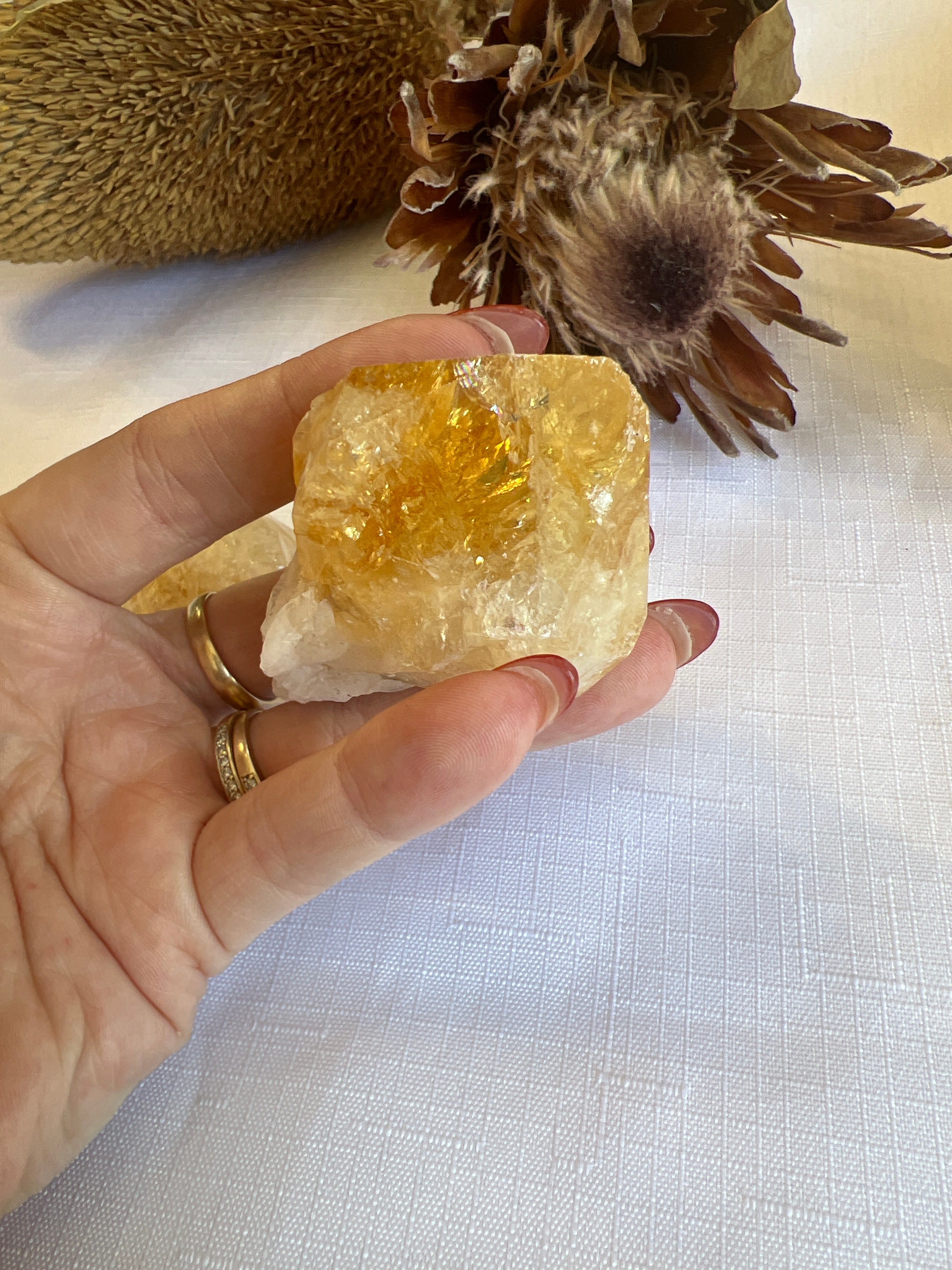 Citrine Large Raw stone point