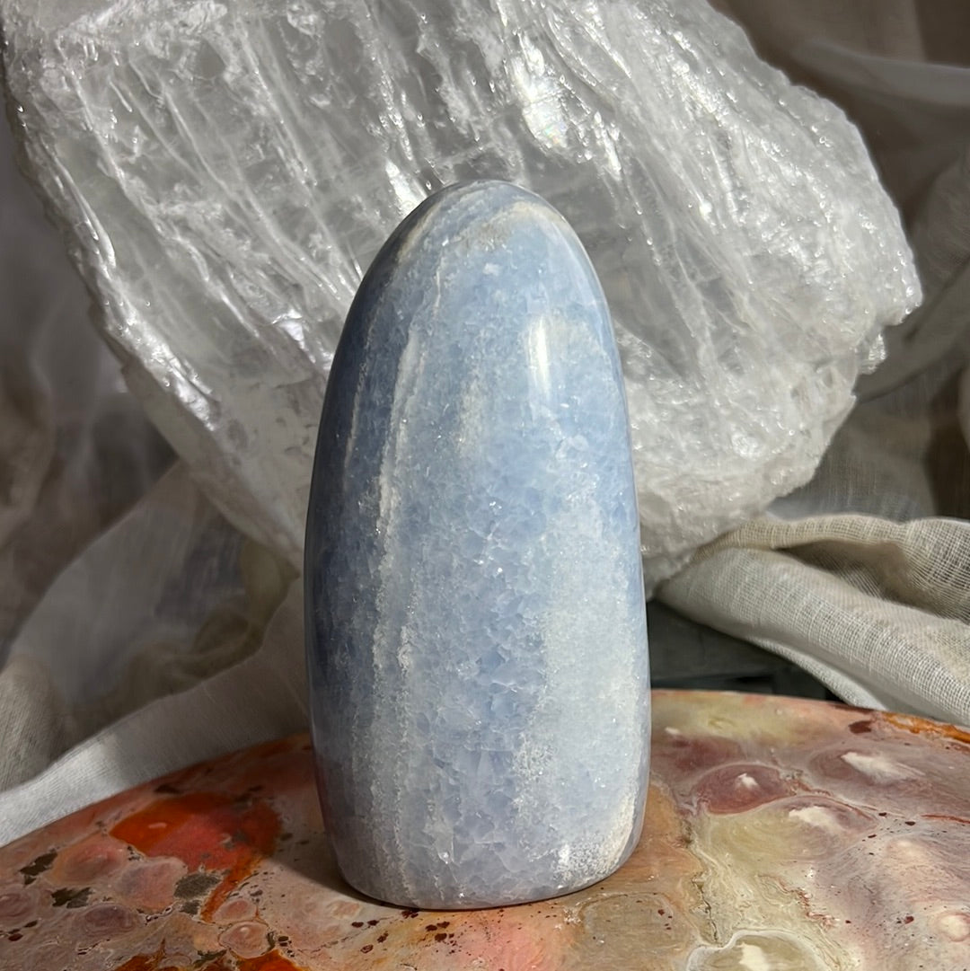 Blue Calcite Freeform