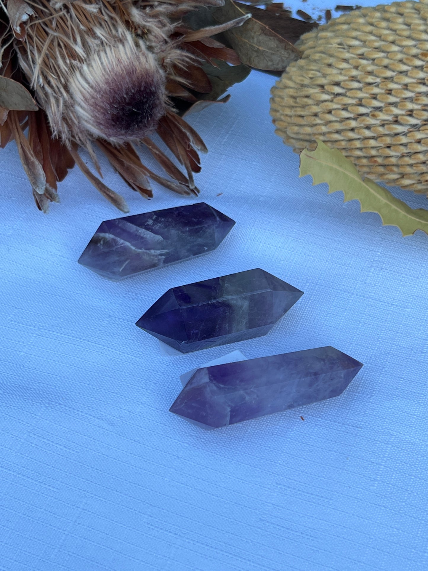 Amethyst Double Terminated Point Wand