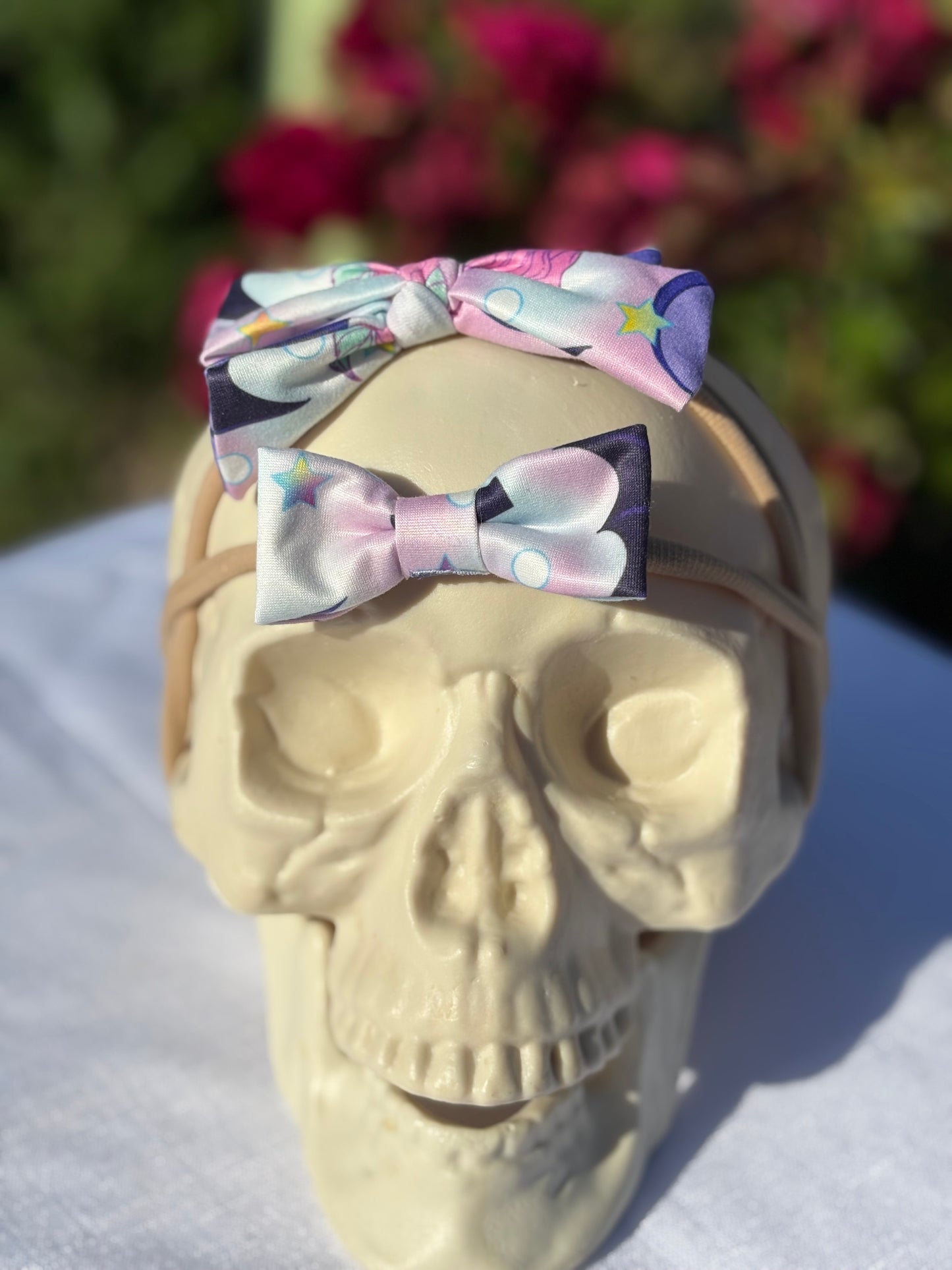 Cutesy Spook Bow Headband (2 piece)