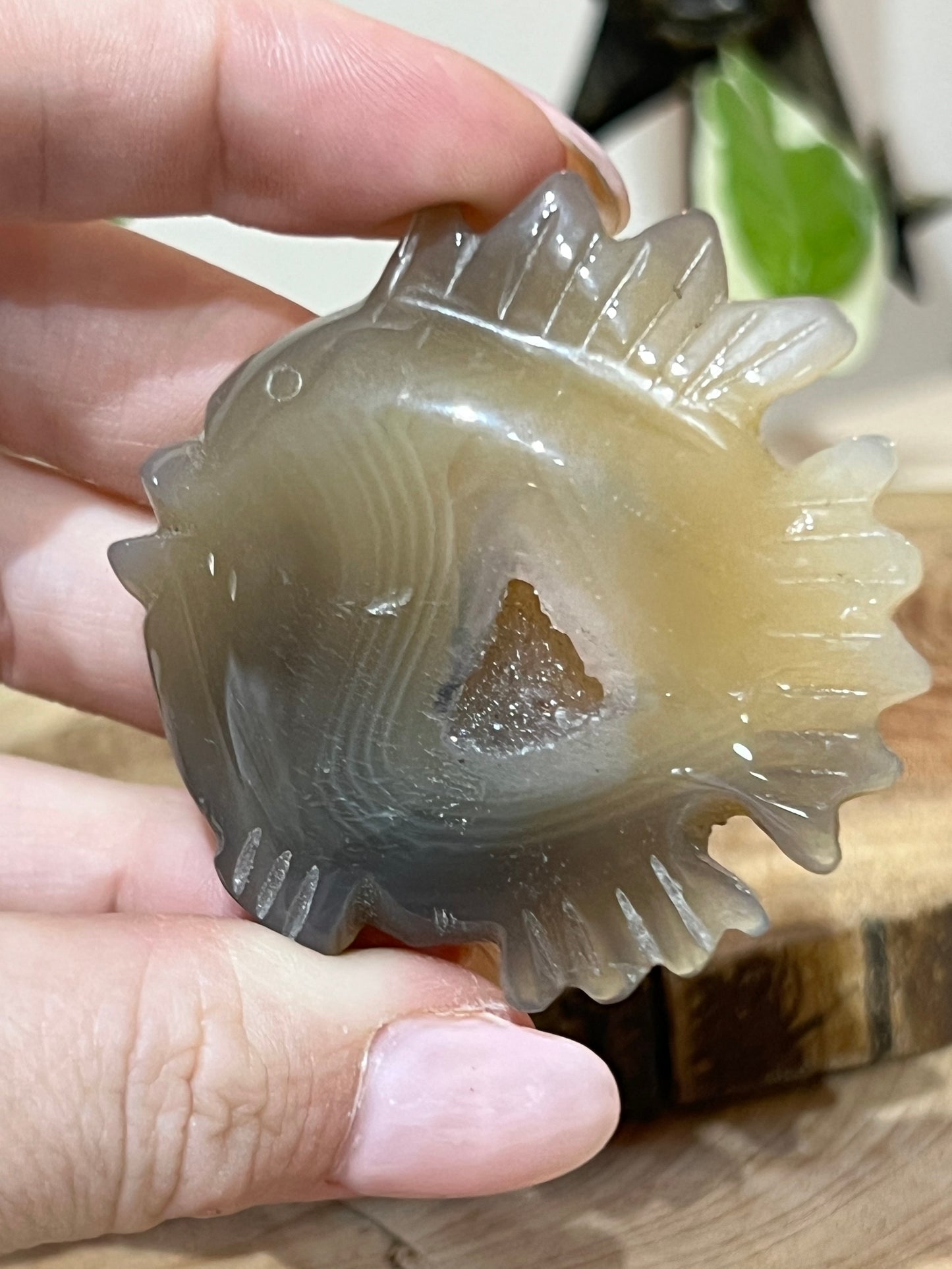 Agate Fish Carving