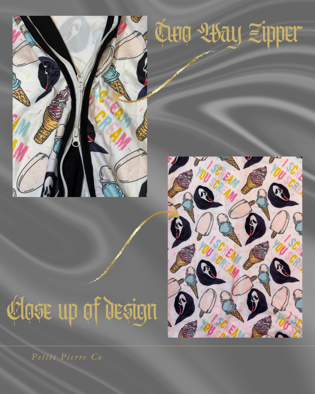 Ice- Scream Onesie LONG SLEEVE