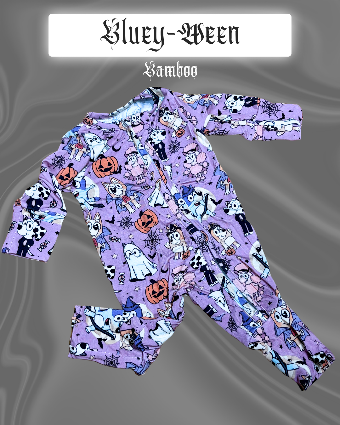 Bluey-Ween Bamboo Long Sleeve Onesie