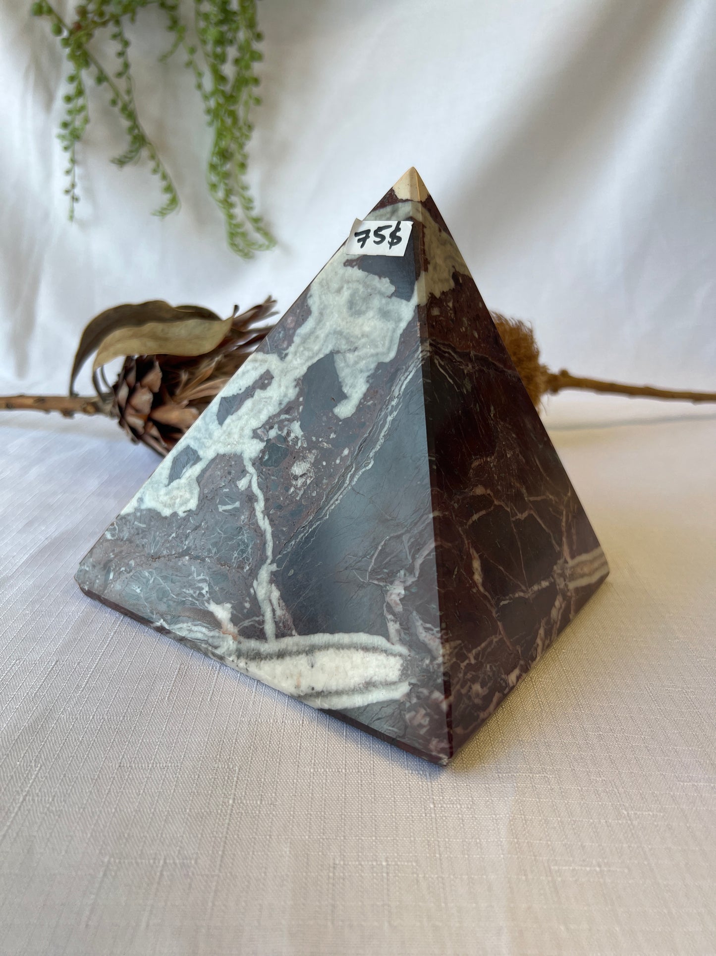 Red Onyx Statement Pyramid (Imperfect)