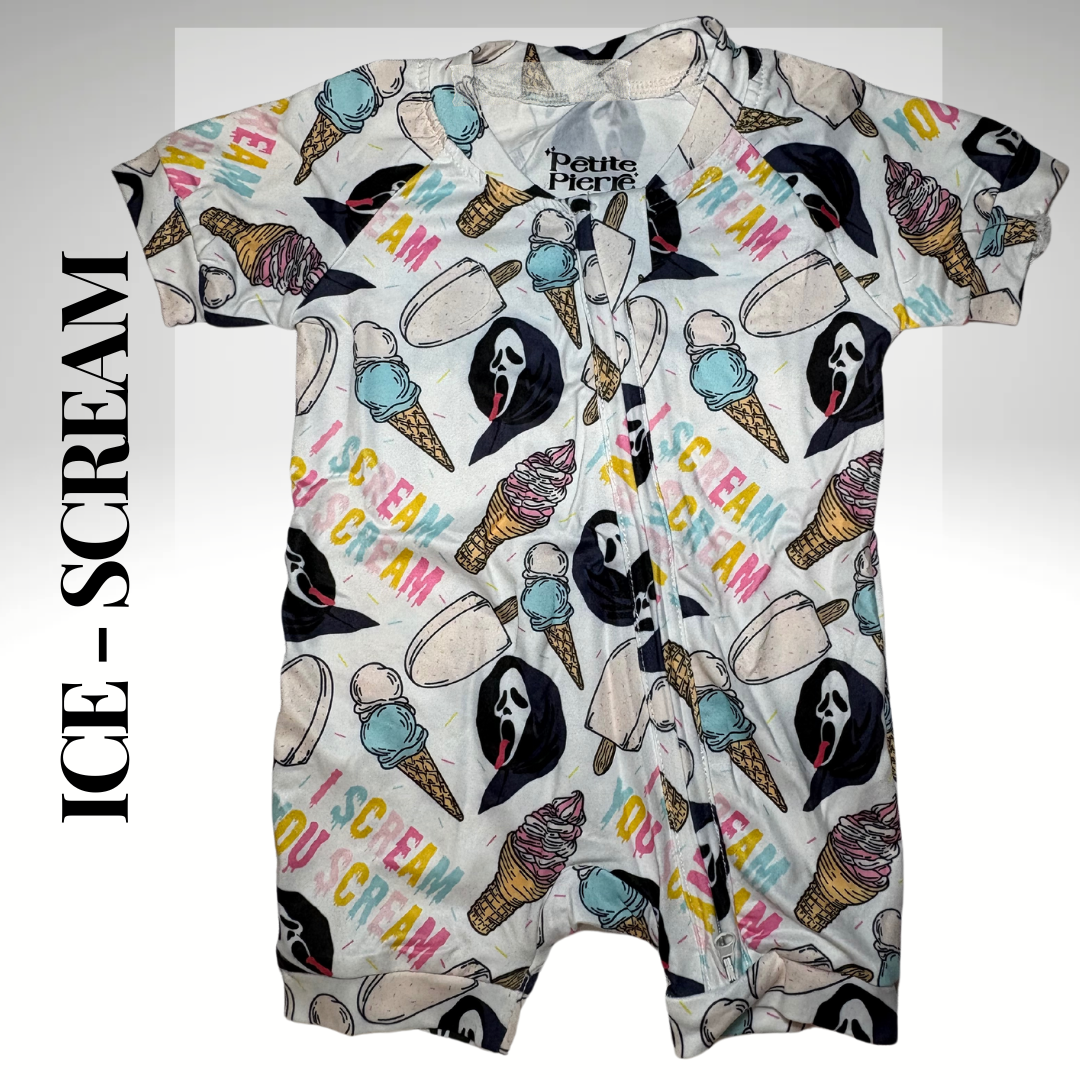 Ice- Scream SHORT SLEEVE Body Suit