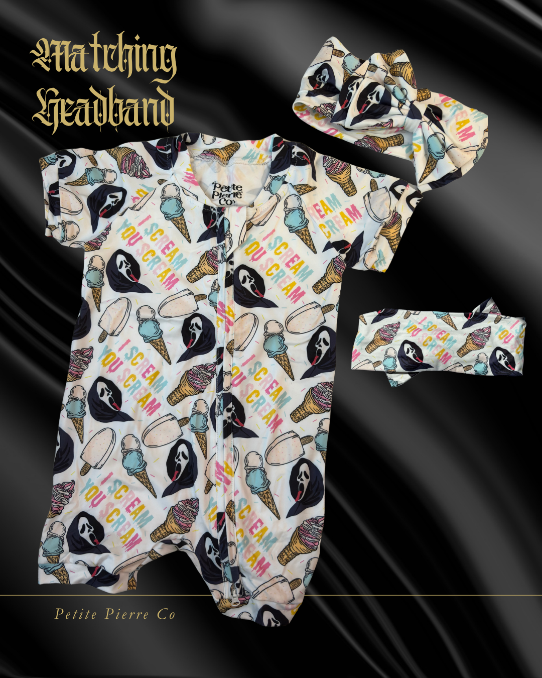 Ice- Scream SHORT SLEEVE Body Suit