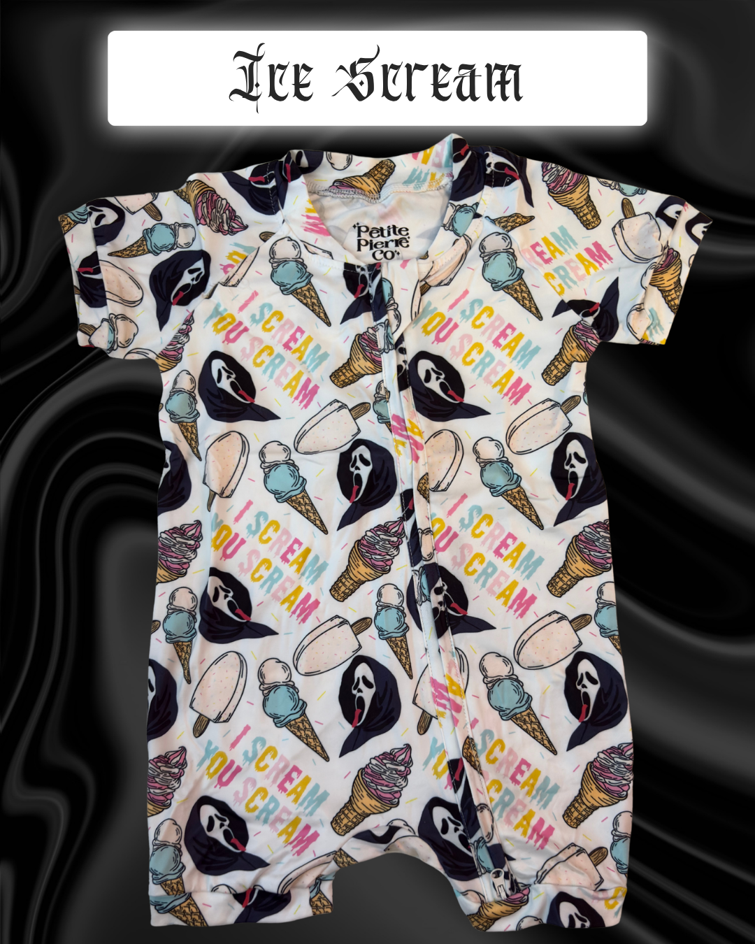 Ice- Scream SHORT SLEEVE Body Suit