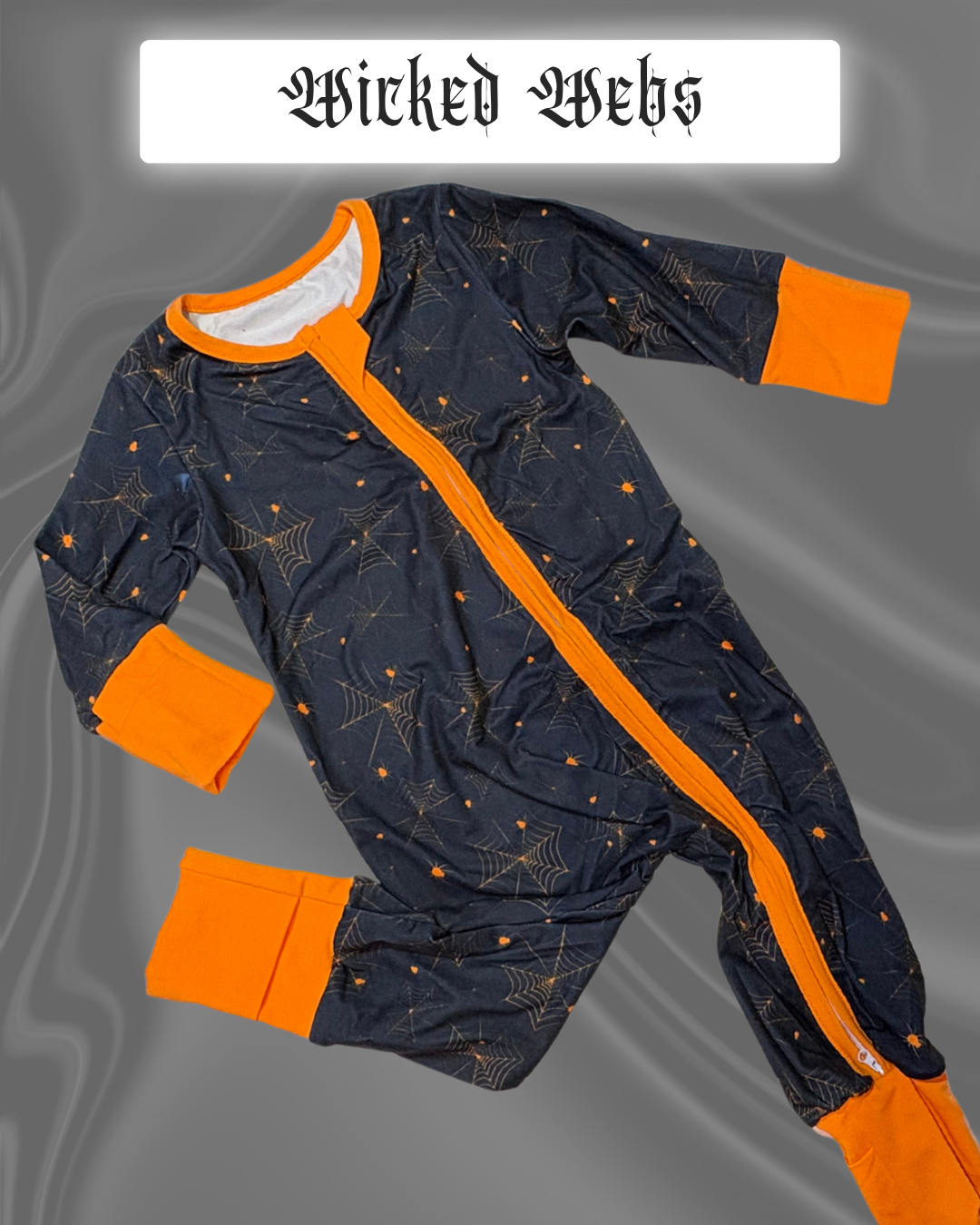 Wicked Webs Onesie Long Sleeve