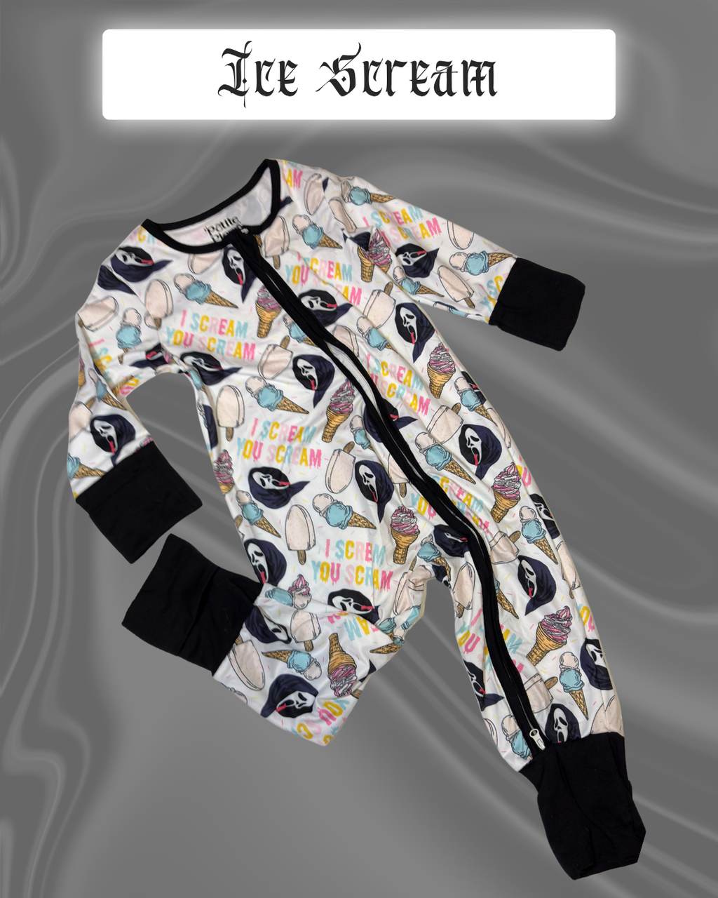 Ice- Scream Onesie LONG SLEEVE