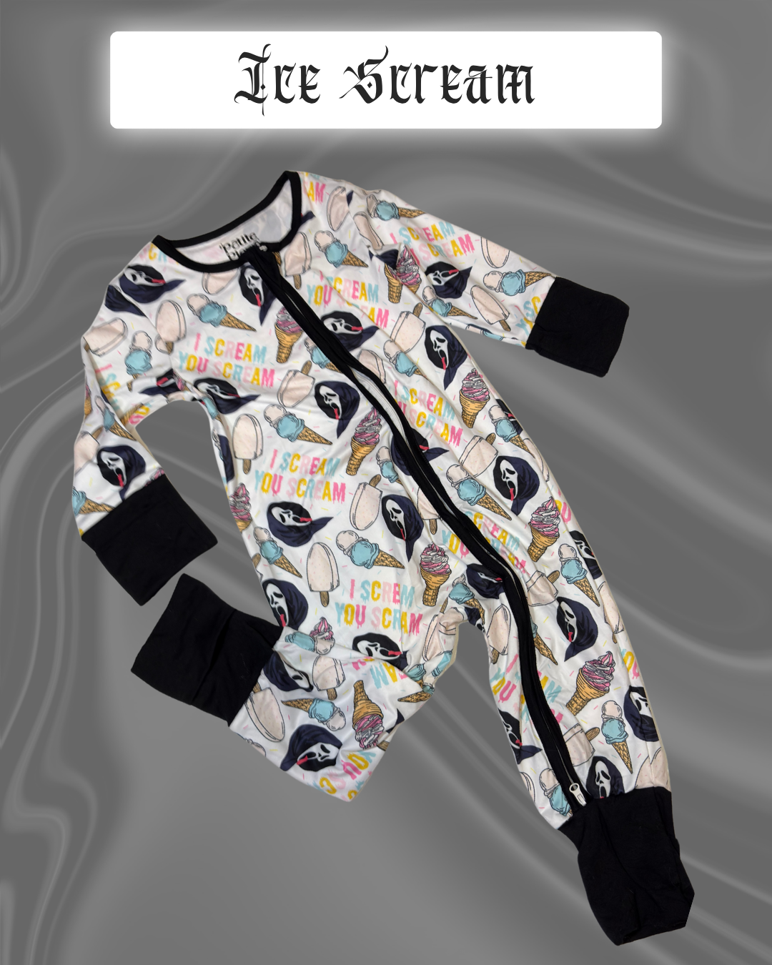 Ice- Scream Onesie LONG SLEEVE