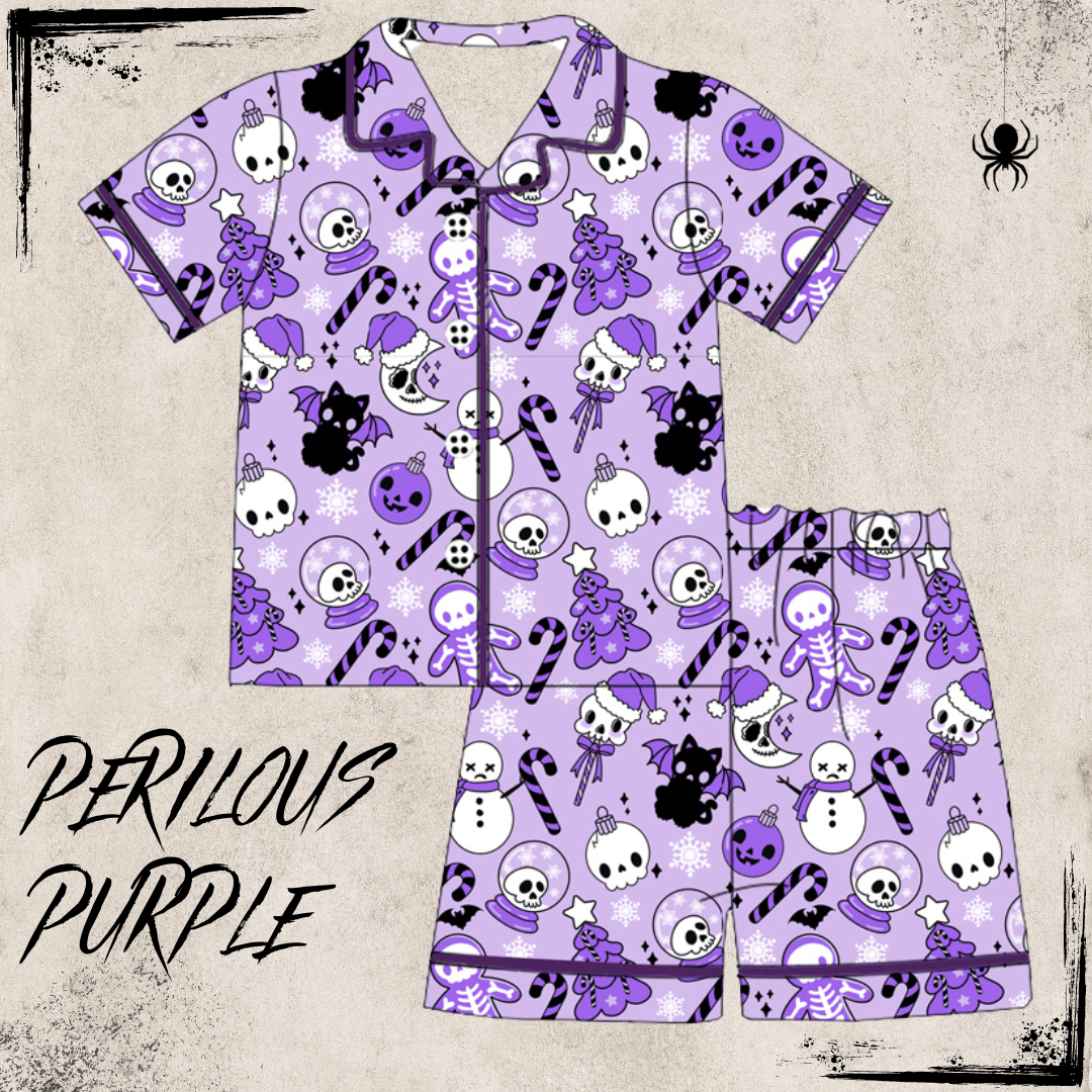 Perilous Purple Pyjama Set (LAST OF) x-mas