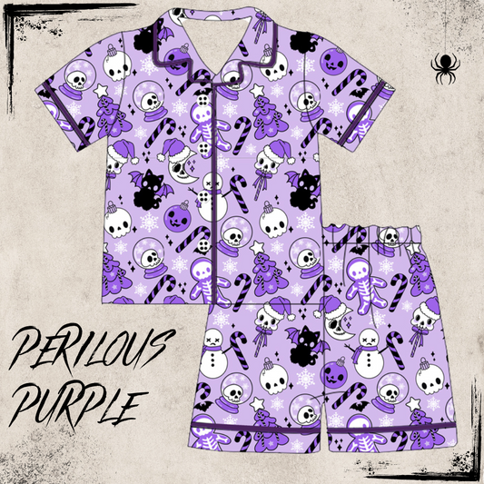 Perilous Purple Pyjama Set (LAST OF) x-mas