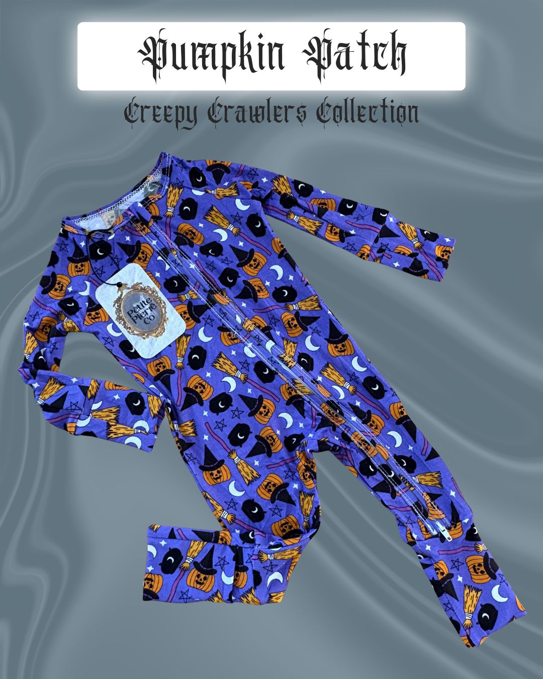 Pumpkin Patch Onesie - Creepy Crawlers Collection
