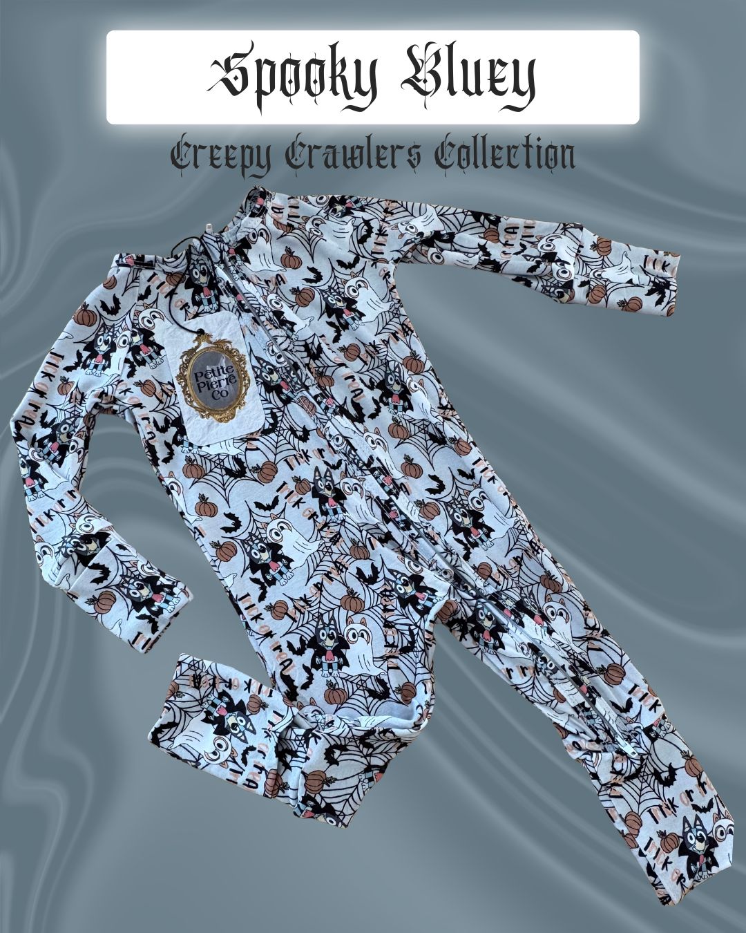 Spooky Bluey Onesie - Creepy Crawlers Collection