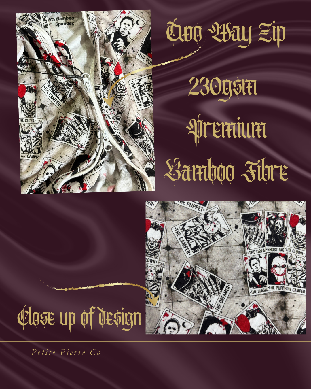 Blood - Tarot Collection Bamboo Onesie