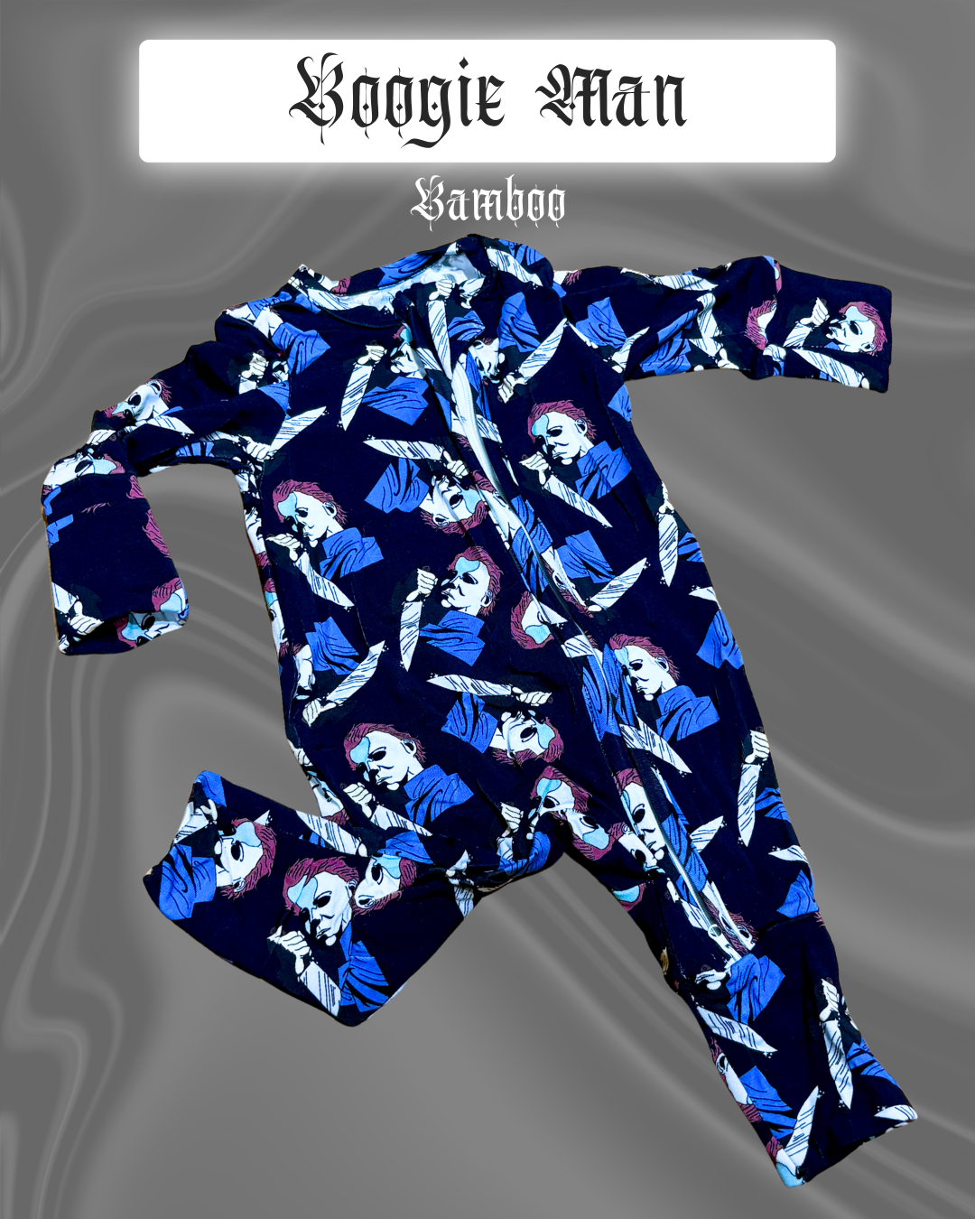 Boogie Man Bamboo Long Sleeve Onesie
