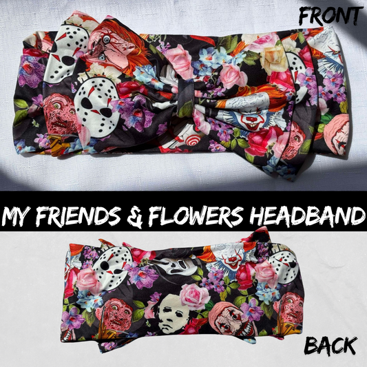 My Friends And Flowers  Headband