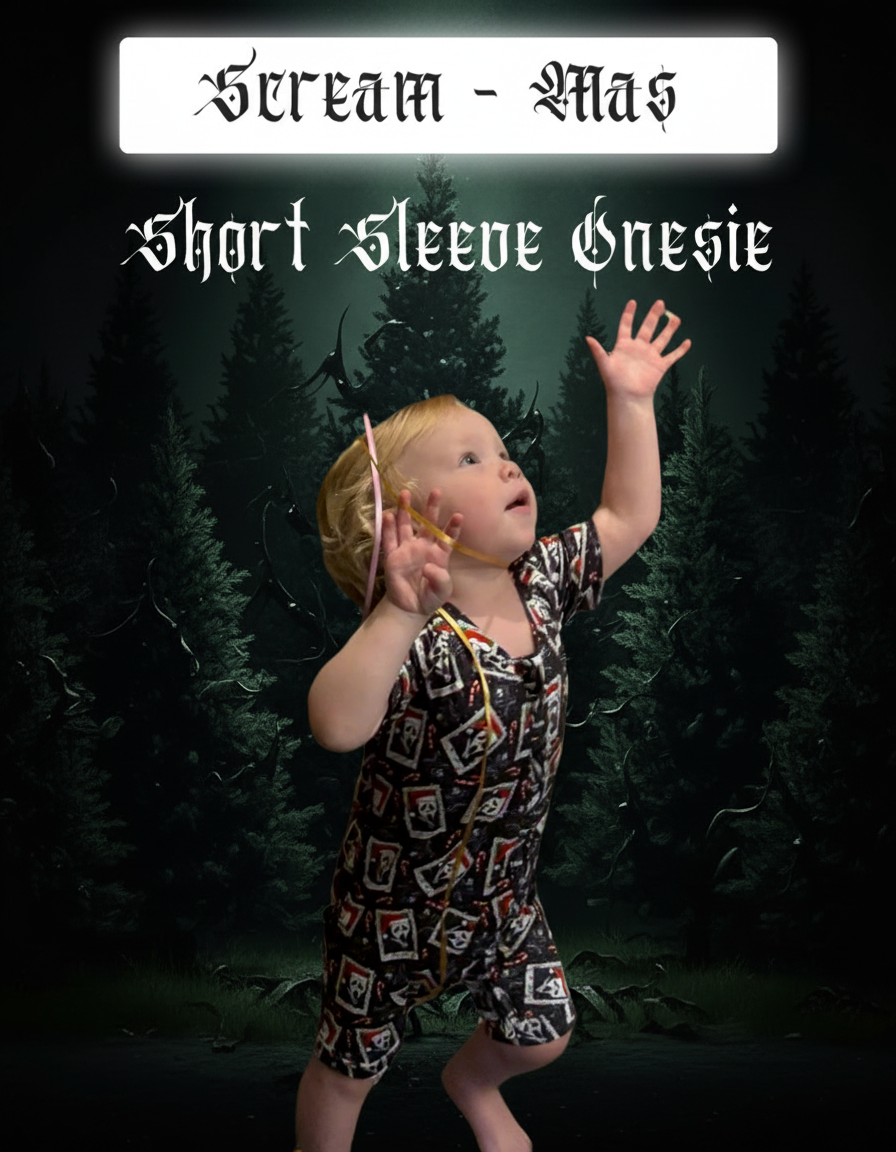 Spook-mas Short Sleeve Onesie