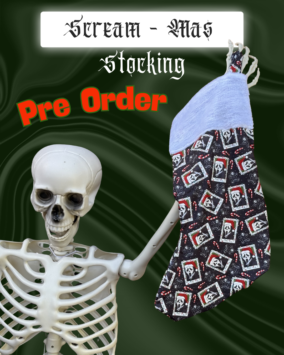 Spook-Mas Christmas Stocking - x-mas